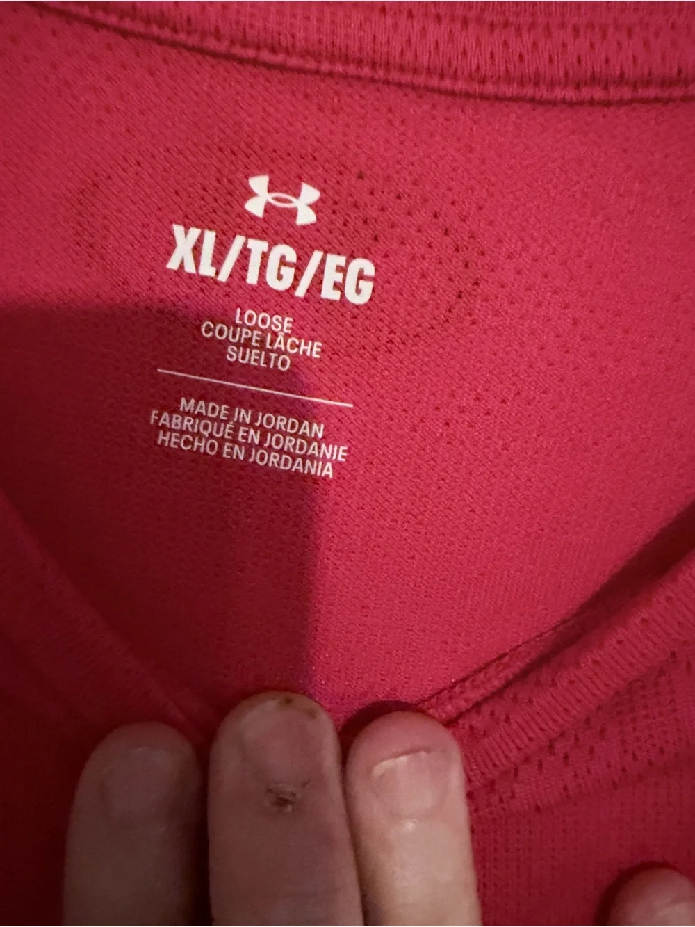 Under Armour Men’s red Short-Sleeve Performance Shirt velocity jacquard - Picture 5 of 8